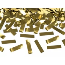 Vystreľovacie konfety 60cm – zlaté metalické konfety