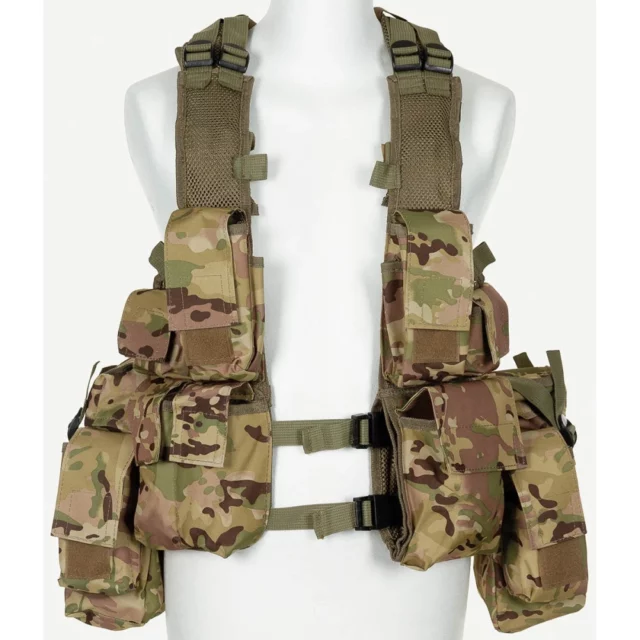 Vesta taktická s 12 taštičkami MFH 30993X - multicam