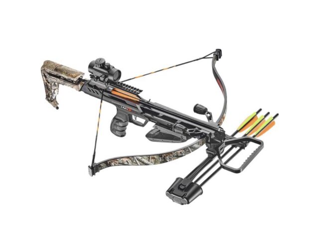 Kuša reflexná “Jaguar II Pro 175lb” s kolimátorom – camo