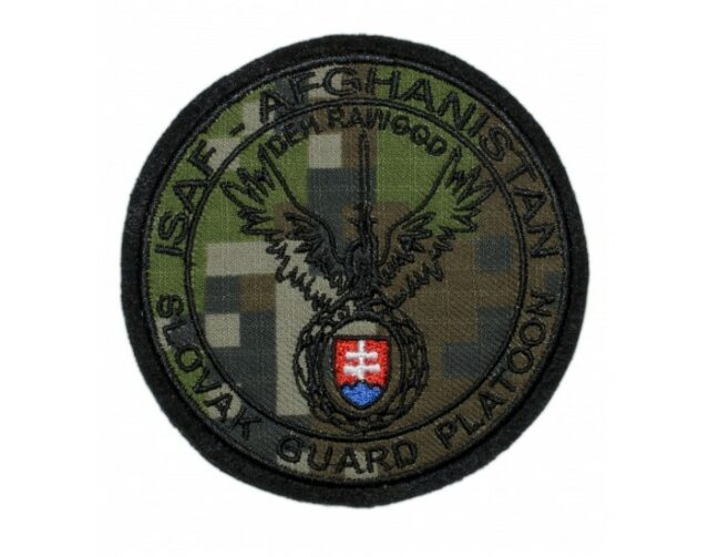 Nášivka “Slovak Guard Platoon” 9,5cm – digital woodland