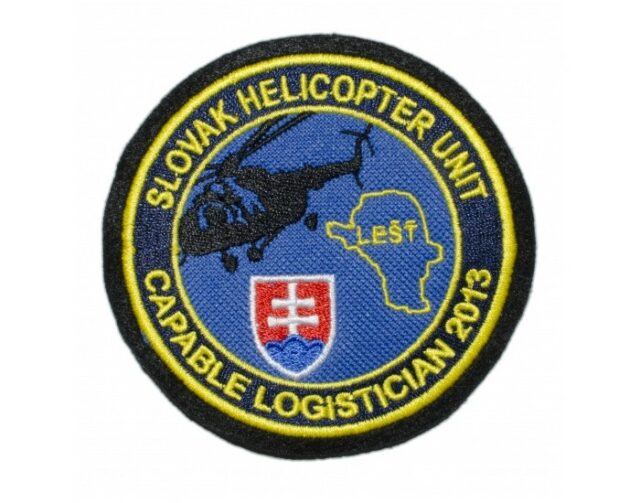 Nášivka “Slovak Helicopter Unit – Capable” 9cm so SZ