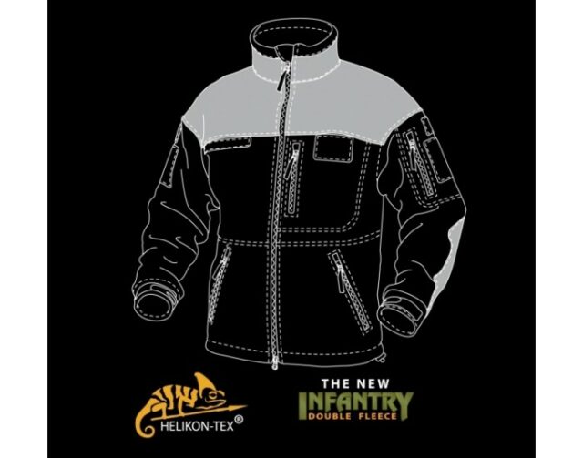 Mikina fleece HELIKON-TEX Infantry – čierna