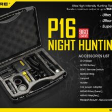 Svietidlo Nitecore P16 Hunting set -(TX-11001)