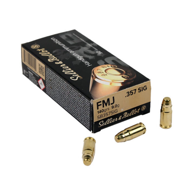 Sellier & Bellot 357 SIG FMJ 9,0g./140gr. (50 ks)