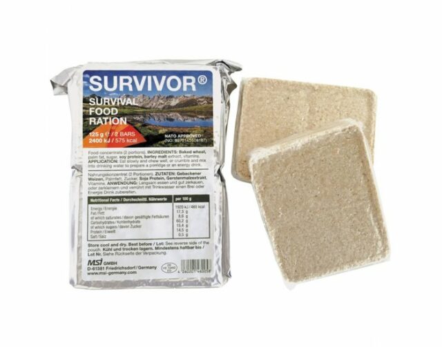 Pohotovostný balíček s jedlom SURVIVOR MFH 40350 – 125g