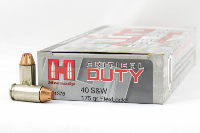 Hornady 40 S&W Critical Duty 175 gr FlexLock (50 ks)