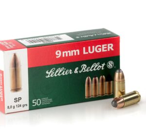 Sellier & Bellot 9mm LUGER SP 8,0g/124grs (50 ks)