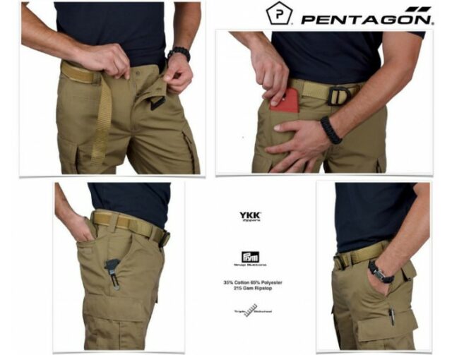 Nohavice PENTAGON BDU 2.0 RIP/STOP – coyote
