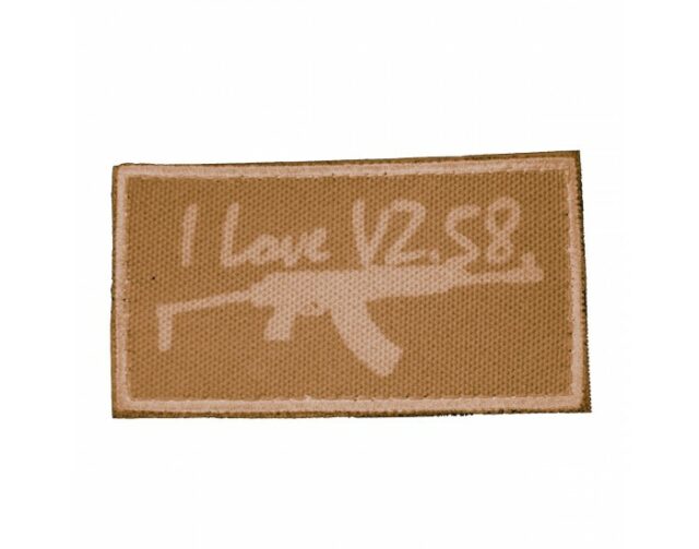 Nášivka “I LOVE vz.58” – coyote