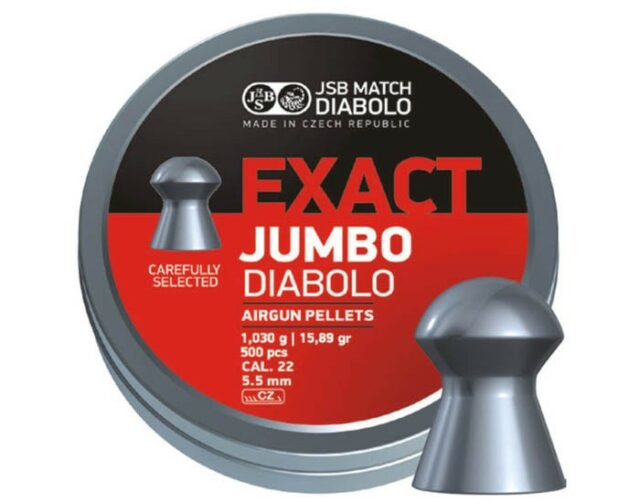 Diabolky “JSB Jumbo Exact” 250 ks, cal. 5,50mm – 1,030g