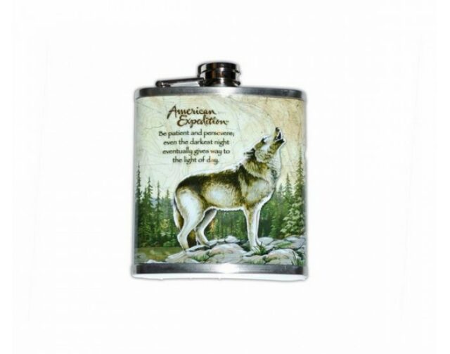Ploskačka “Gray Wolf” 180ml – vlk