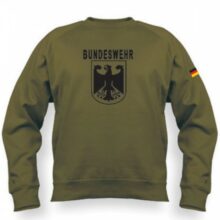 Mikina APK “Bundeswehr čierny nápis” BK – zelená