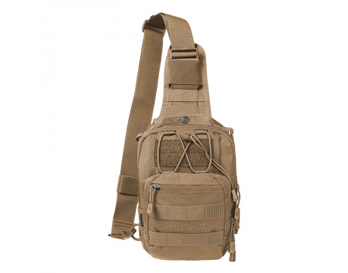 Taška viacúčelová Pentagon “UCB 2.0 Chest” – coyote