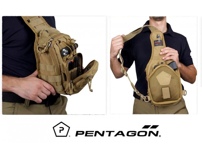 Taška viacúčelová Pentagon “UCB 2.0 Chest” – wgrey