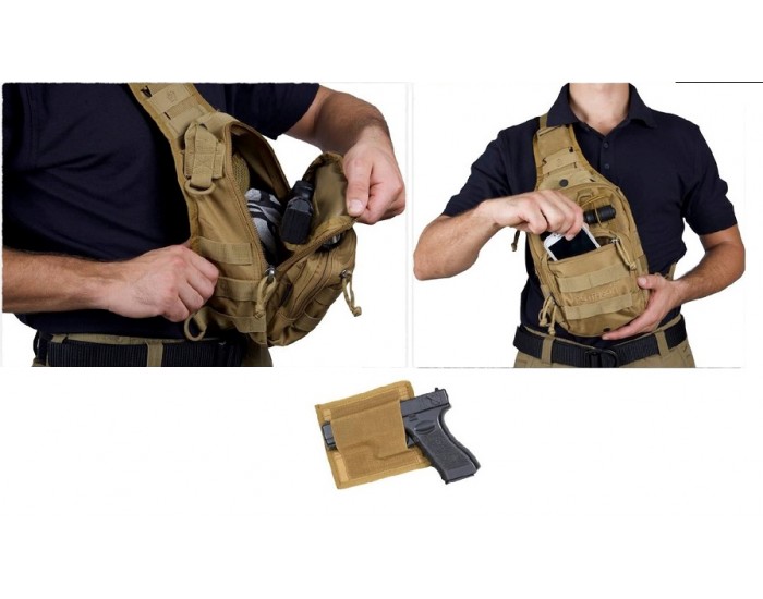 Taška viacúčelová Pentagon “UCB 2.0 Chest” – coyote