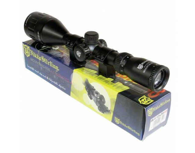 Puškohľad Mount master 4-12×50 AO s montážou – osvetlený