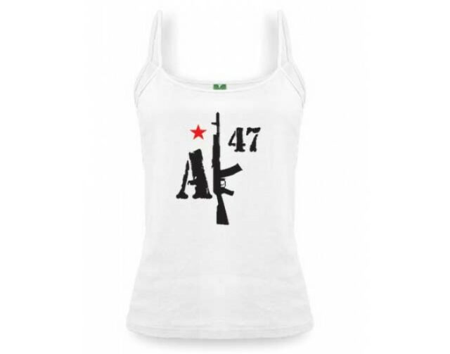 Tielko dámske APK “AK-47” – biele