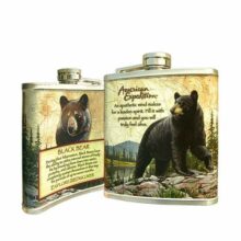 Ploskačka “Black Bear” 180ml – medveď