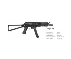IZHMASH Saiga 9K, kal. 9×19
