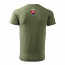 Tričko SLOVAKIA raster – olivové