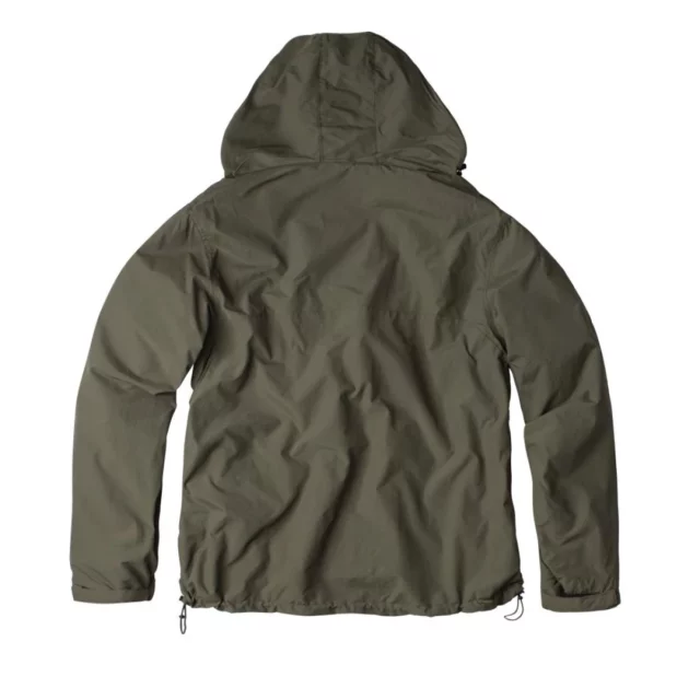 Anorak bojový SURPLUS TEX s kapucňou a so zipsom - olivový
