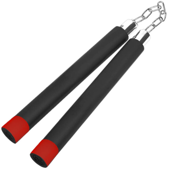 Nunčaky na tréning 28cm čierne