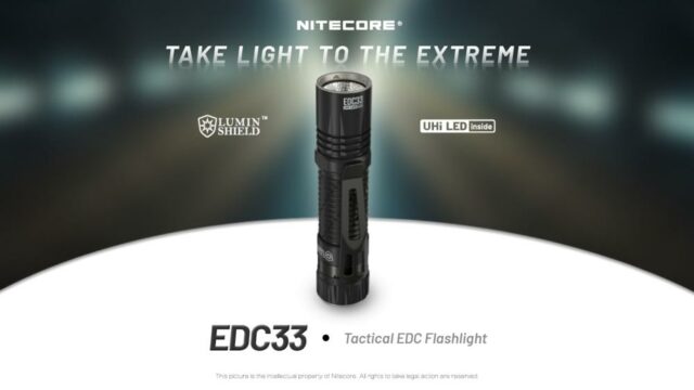NITECORE EDC33 4000lm LED NiteLab UHi 20 MAX