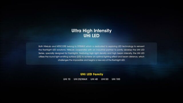 NITECORE EDC33 4000lm LED NiteLab UHi 20 MAX
