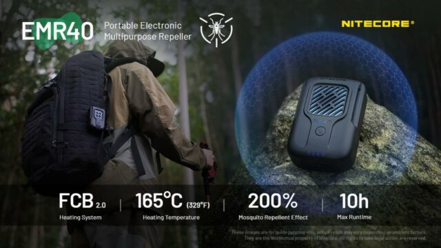 Elektrický odpudzovač hmyzu NITECORE EMR40
