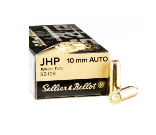 Sellier & Bellot 10mm Auto JHP 11,7g./180gr. (50 ks)