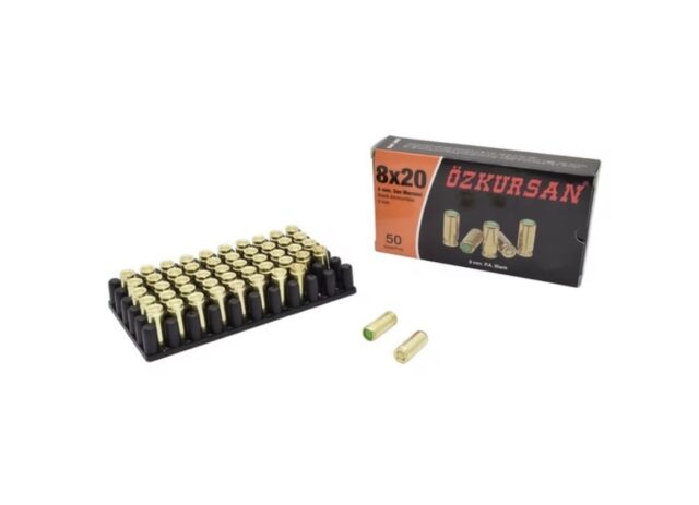 Poplašné náboje ÖZKURSAN 8 mm P.A. Knall, 50 ks