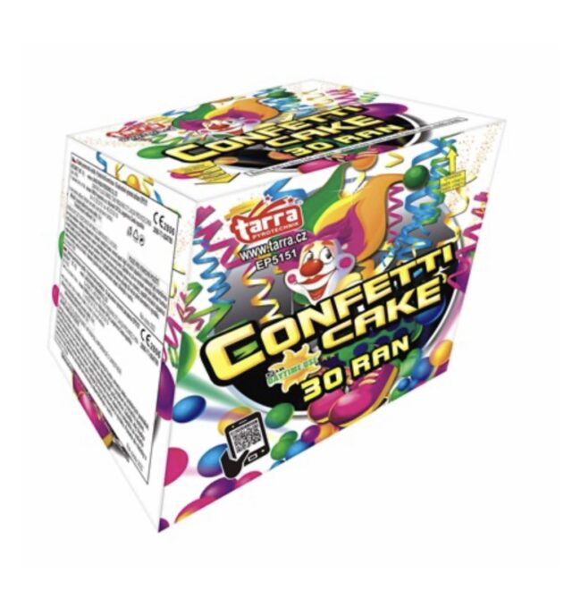 Konfetový ohňostroj - CONFETTI CAKE 30 rán