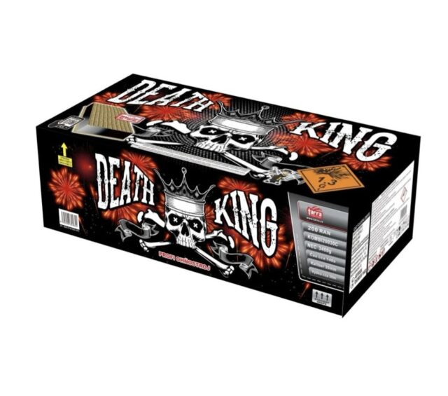 Profi ohňostroj DEATH KING 200 rán, kaliber 30mm
