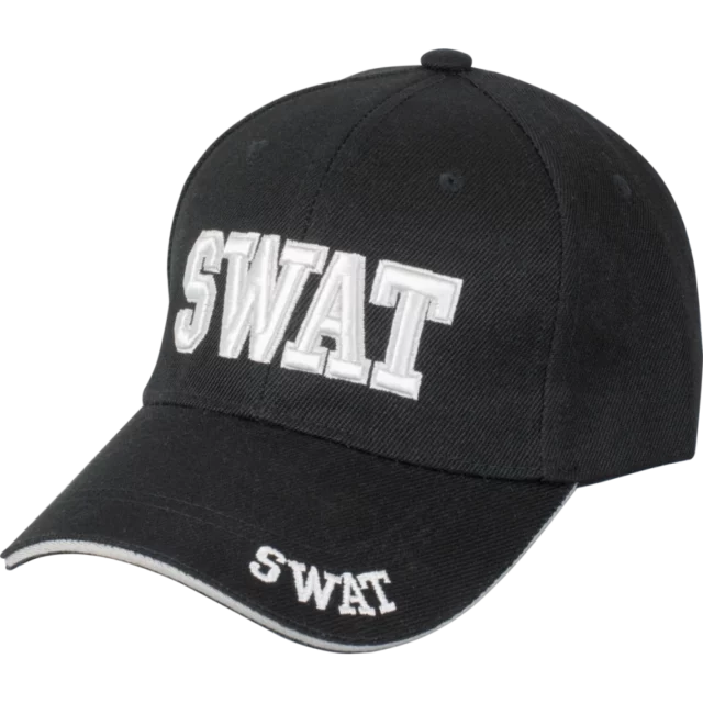 Šiltovka SWAT - čierna