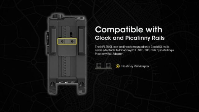 NITECORE NPL25 GL - biele svetlo + zelený laser - Image 14