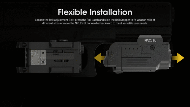 NITECORE NPL25 GL - biele svetlo + zelený laser - Image 15