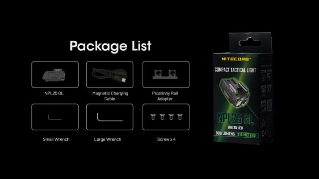 NITECORE NPL25 GL - biele svetlo + zelený laser - Image 20