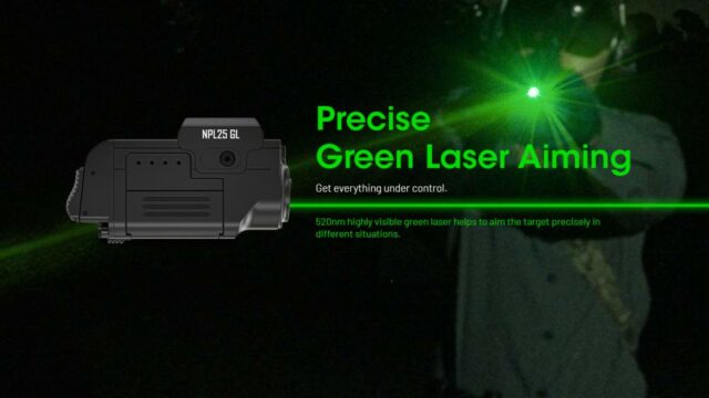 NITECORE NPL25 GL - biele svetlo + zelený laser - Image 7