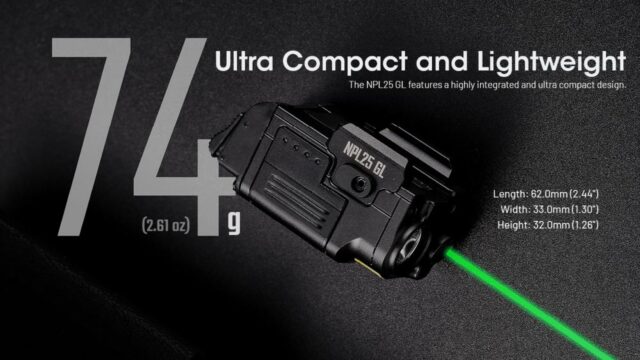 NITECORE NPL25 GL - biele svetlo + zelený laser - Image 11