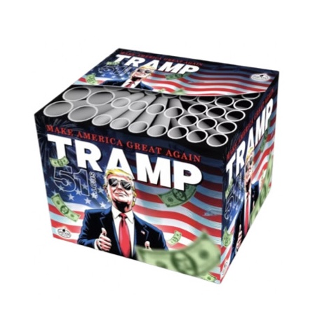 Ohňostroj Tramp 51 rán, kal. 25-38mm