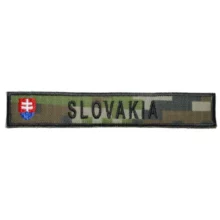Nášivka "SLOVAKIA" 2,5x15cm so SZ - digital woodland
