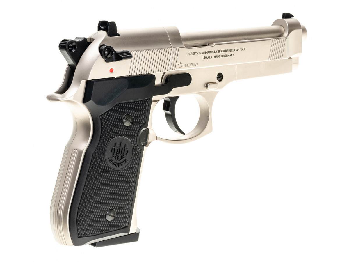 Pištoľ CO2 Beretta M92 FS nickel, kal. 4,5mm diabolo 3 Pištoľ CO2 Beretta M92 FS nickel, kal. 4,5mm diabolo – Obrázok 3
