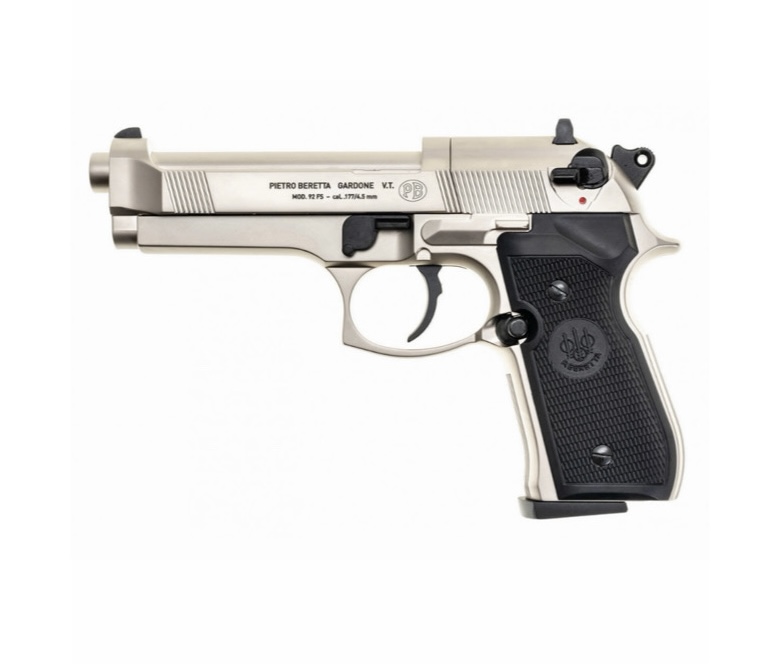 Pištoľ CO2 Beretta M92 FS nickel, kal. 4,5mm diabolo 1 Pištoľ CO2 Beretta M92 FS nickel, kal. 4,5mm diabolo