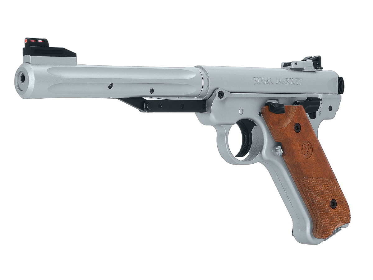 Vzduchová pištoľ Ruger Mark IV Stainless, kal. 4,5mm 2 Vzduchová pištoľ Ruger Mark IV Stainless, kal. 4,5mm – Obrázok 2